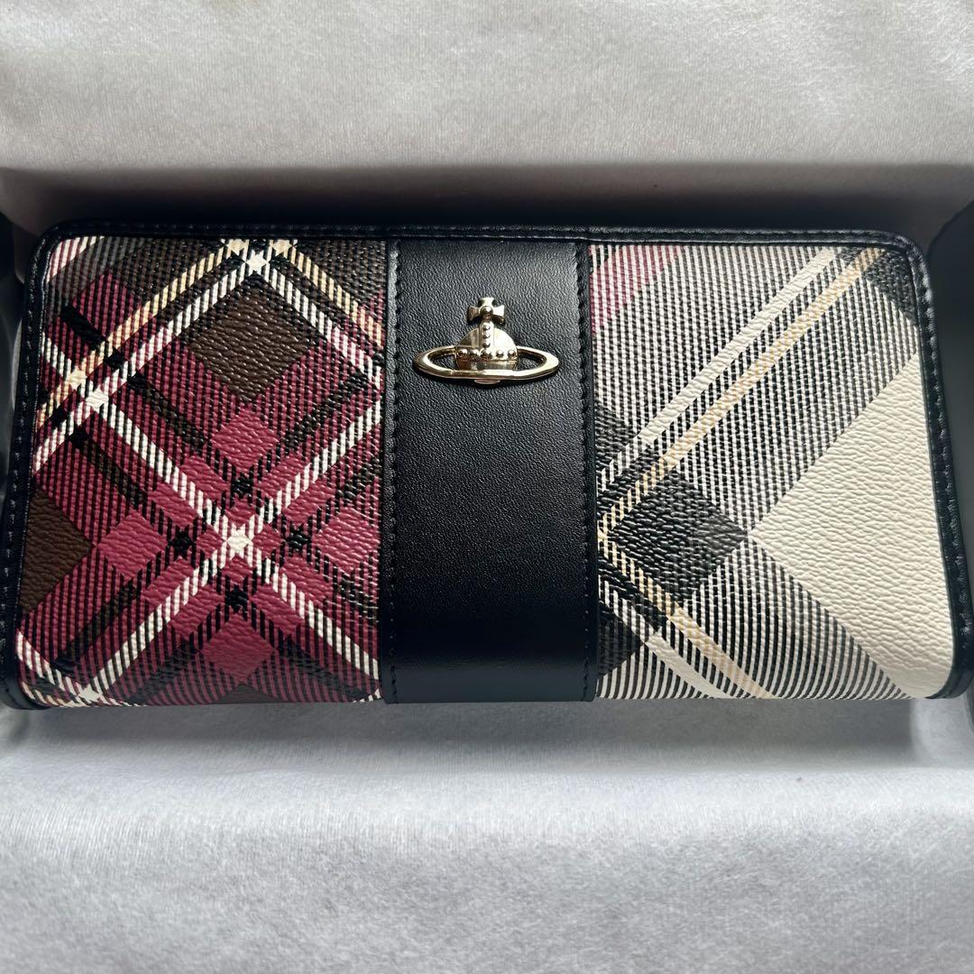 【のりま】VivienneWestwood ヴィヴィアン 長財布 チェック