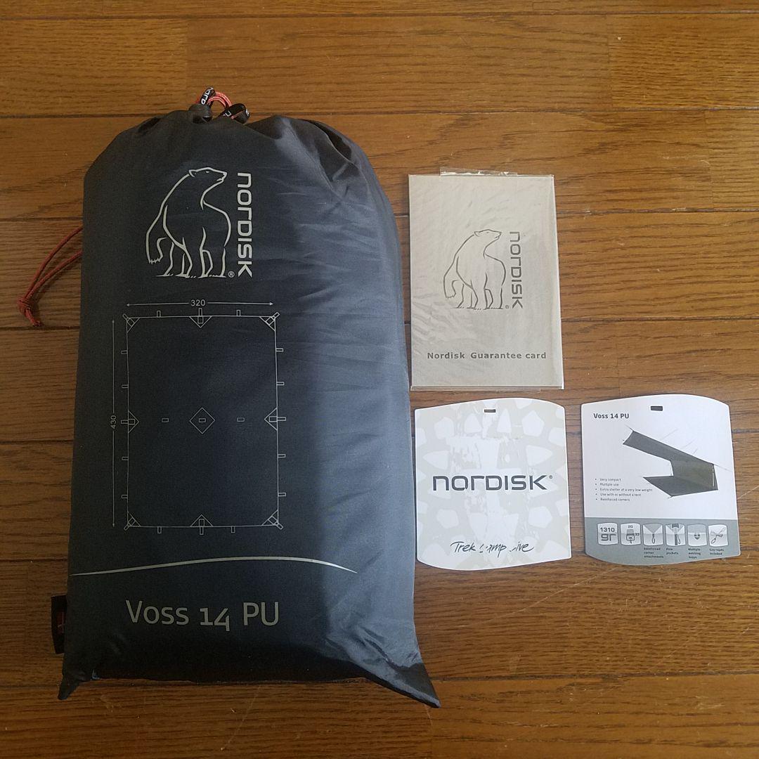 【未使用】正規取扱店購入Nordiskノルディスク Voss 14 PU タープ