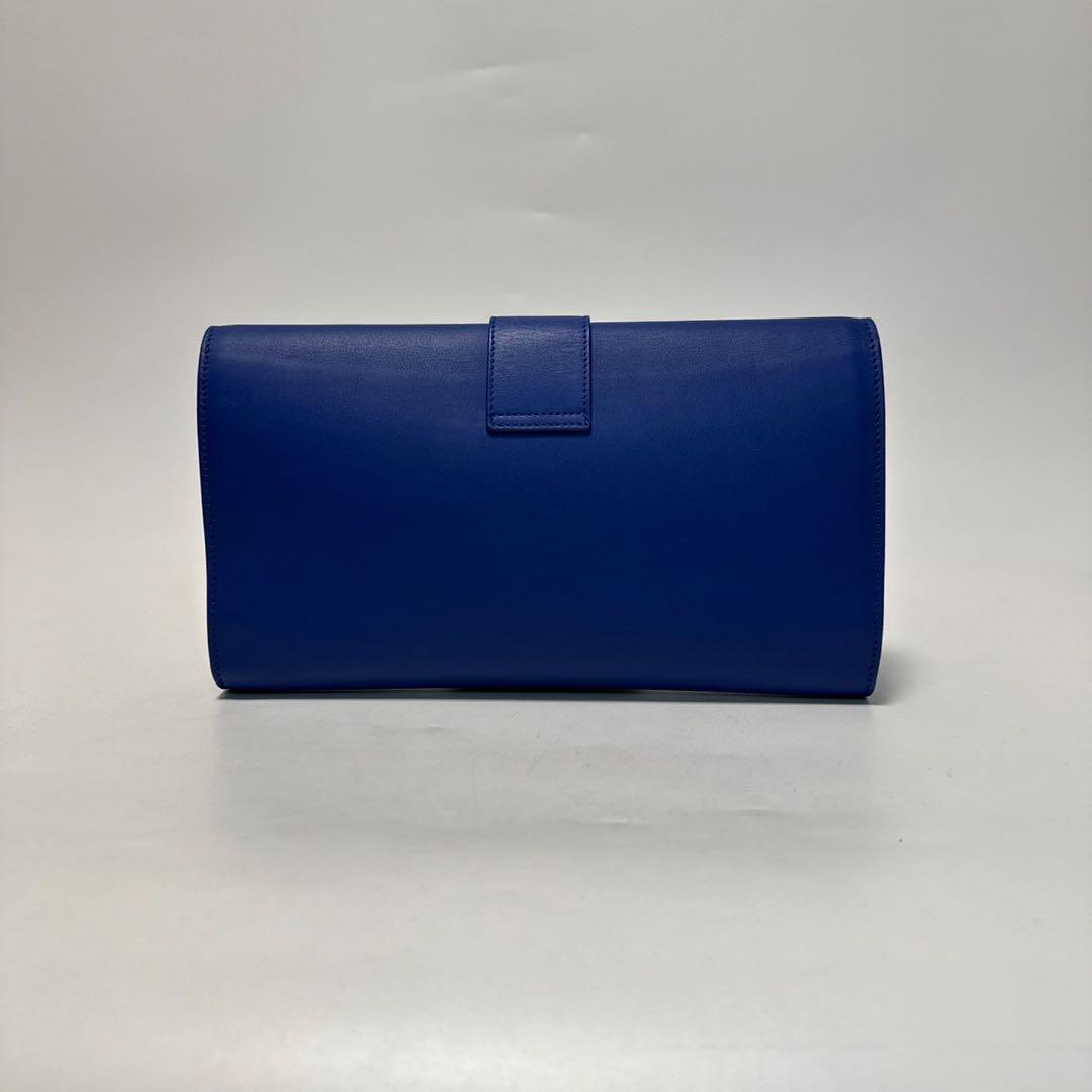 q47【美品】Gカード付 サンローラン Yライン レザー クラッチ
