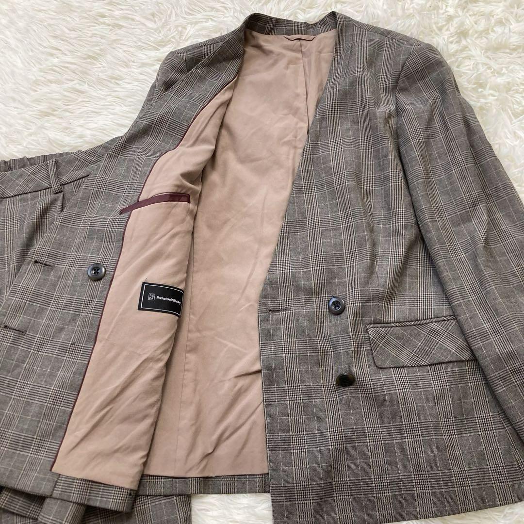 Kii✳︎売切セール！ ♡PSFA♡パンツスーツ セットアップ ノーカラー
