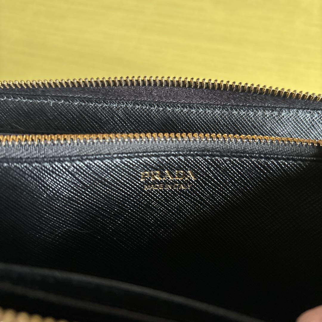 k*o様 PRADA ブラック レザー 長財布