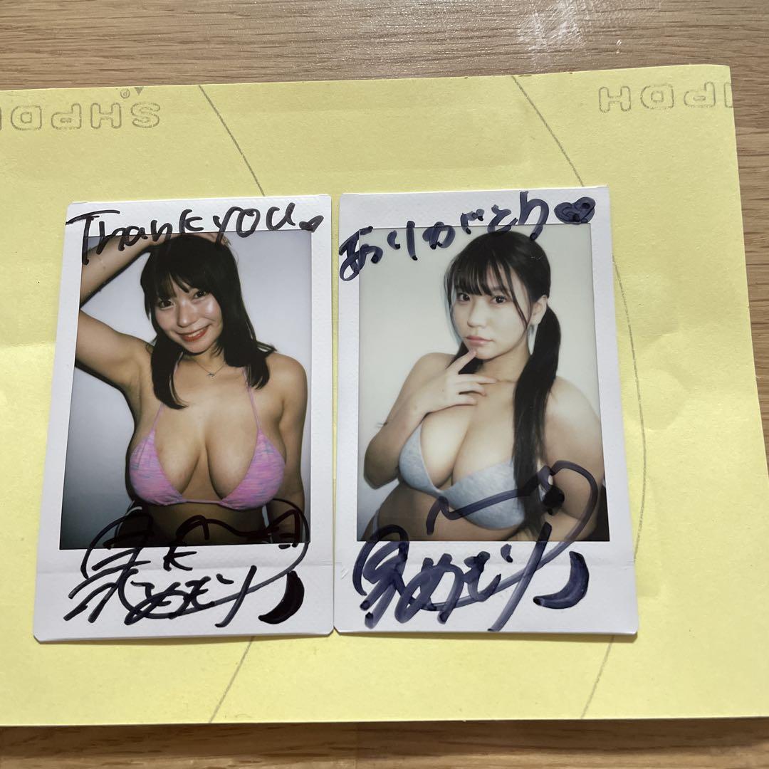 月花めもり　dvd 購入特典直筆サイン入りチェキセット