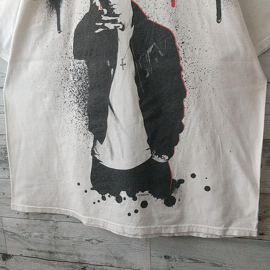 Hanes エミネム ビッグプリント 2011 Ｔシャツ XL ホワイト