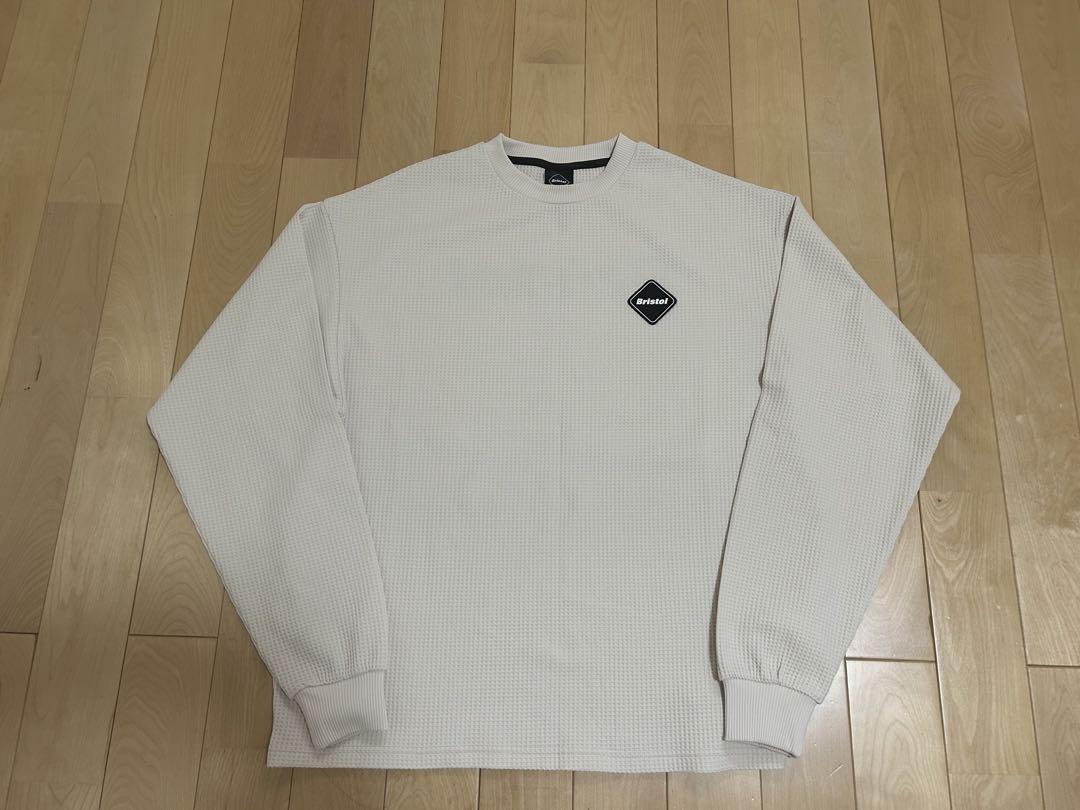 試着のみ F.C.R.B WAFFLE TEAM CREWNECK TOP S