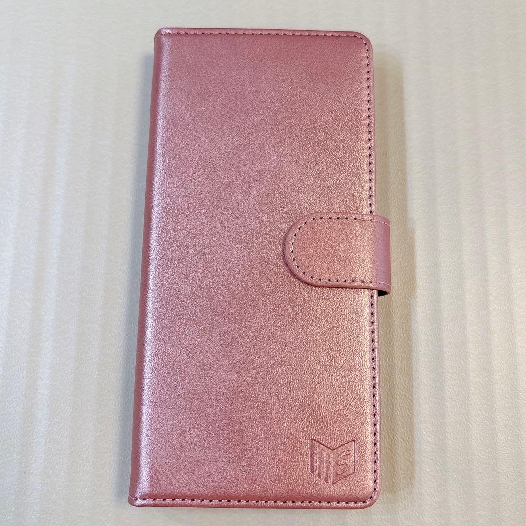 OPPO Reno5 A ケース 手帳型 ローズゴールド ピンク オッポレノ