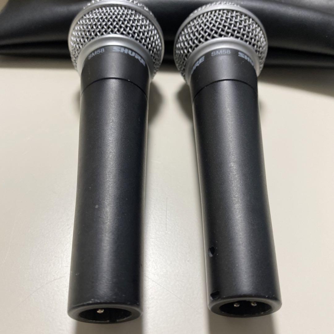 SHURE SM58 マイク　2本セット