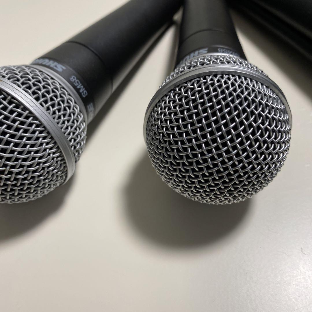 SHURE SM58 マイク　2本セット
