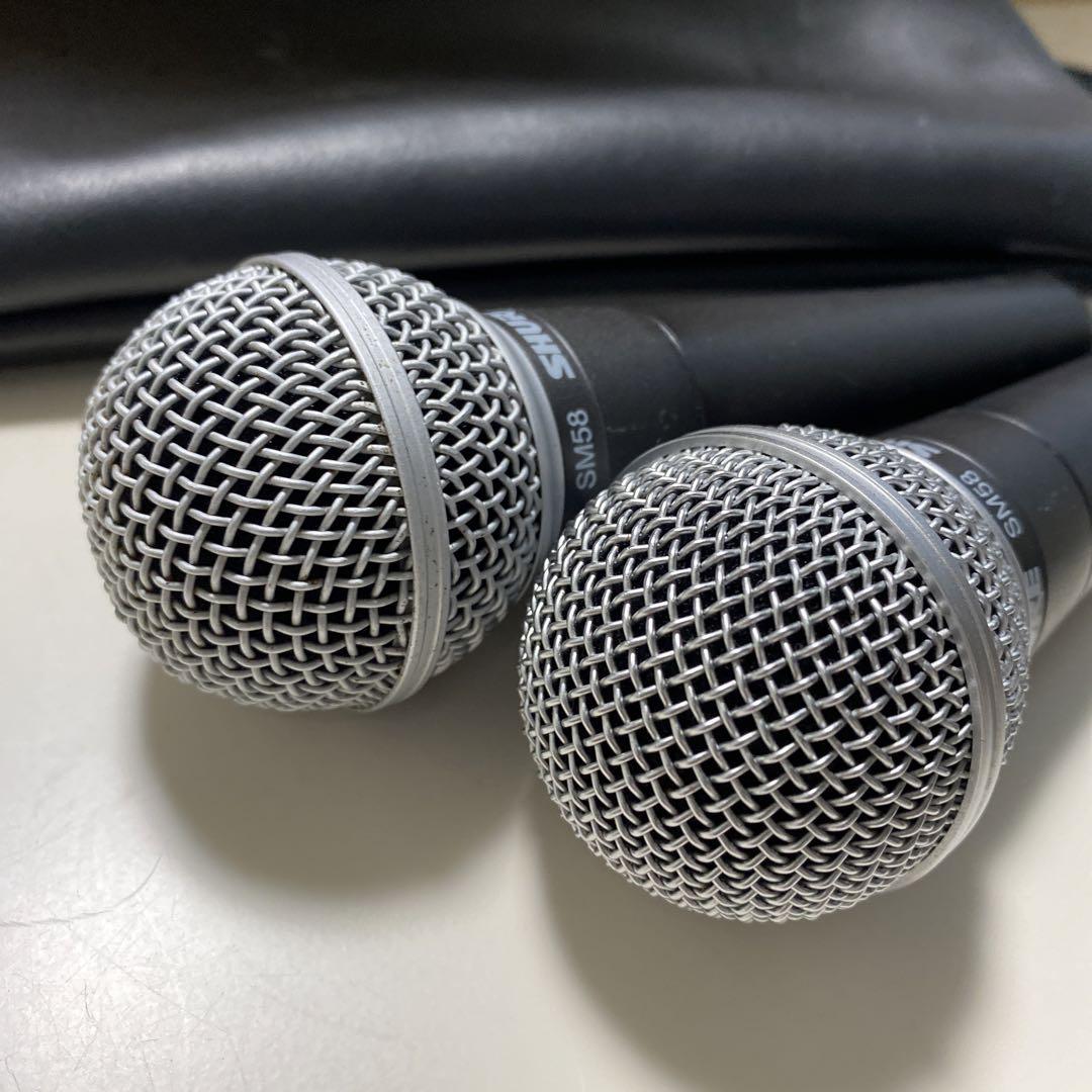 SHURE SM58 マイク　2本セット