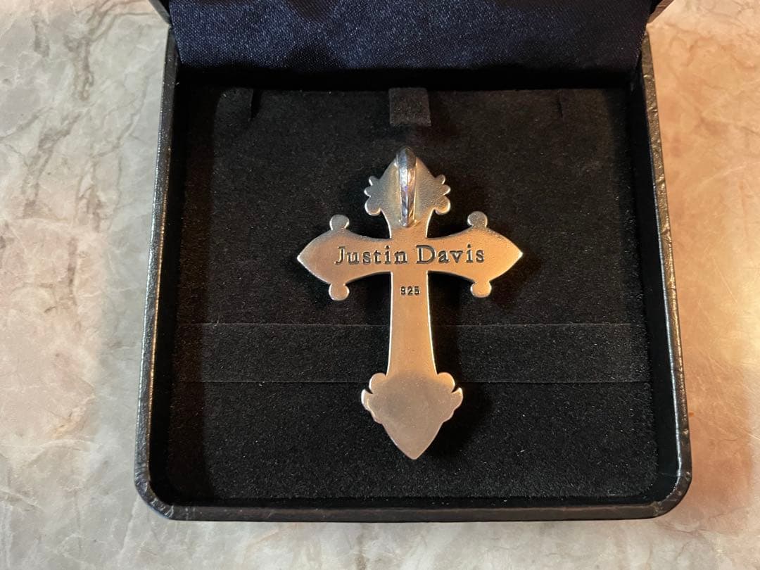 JUSTINDAVIS ペンダントトップ ネックレス クロス シルバー 925 JUSTINDAVIS ペンダントトップ ネックレス クロス シルバー 925