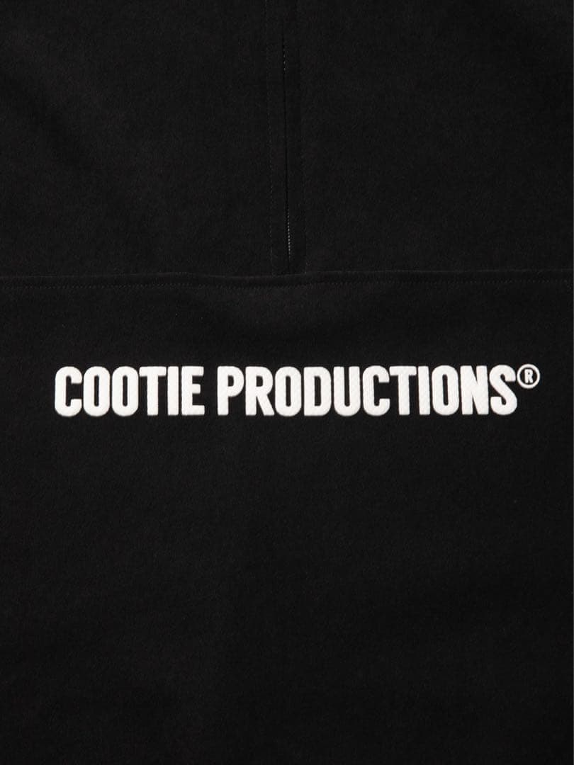 COOTIE Polyester Velour Half Zip L/S Tee COOTIE Polyester Velour Half Zip L/S Tee