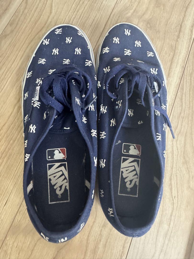 Vans ニューヨーク・ヤンキース柄 スニーカー US 9.5 サイズ27.5