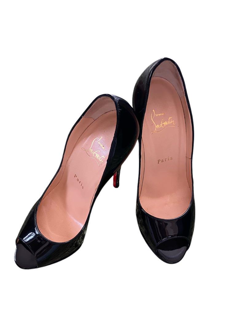 【即納】 Christian Louboutin ハイヒール 36.5 黒 靴