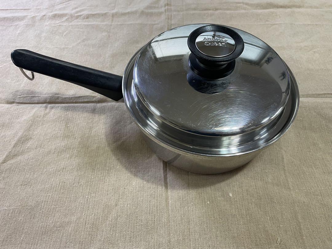 Amway Queenステンレススチール 片手鍋 中型