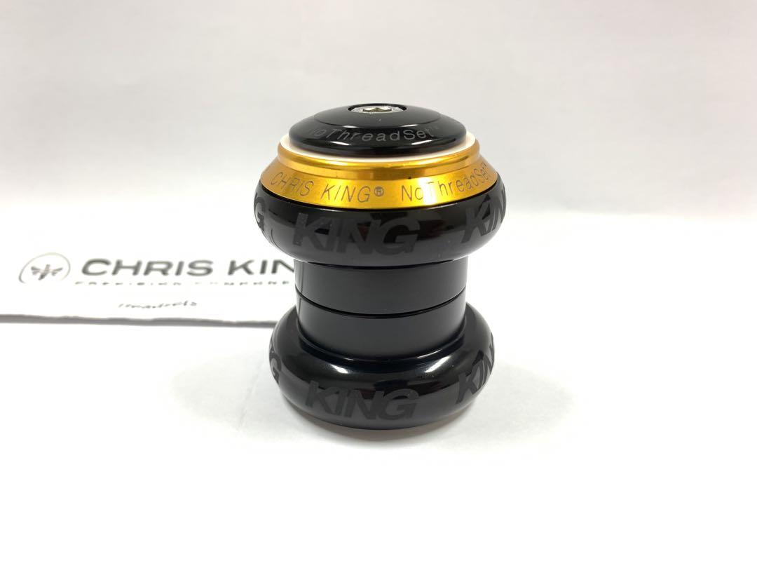 ■ChrisKing NoThreadSet Gold/Black 1-1/8■