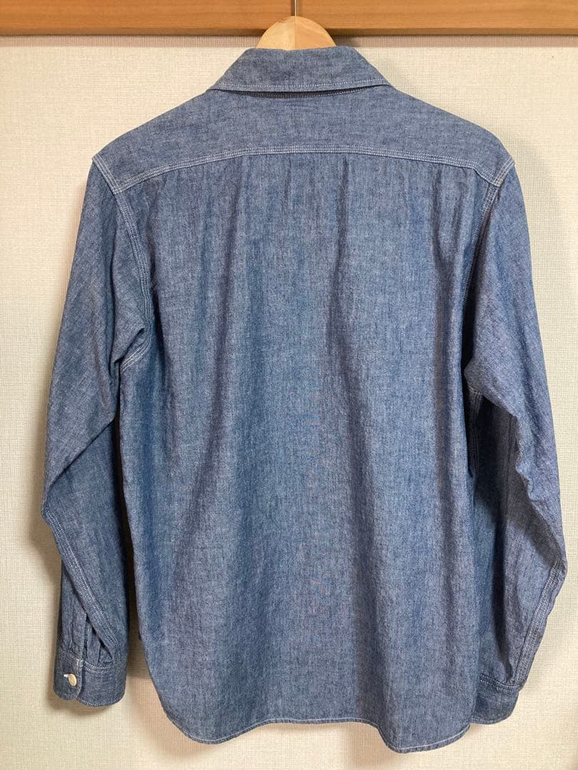 シュガーケーン シャンブレーシャツ M