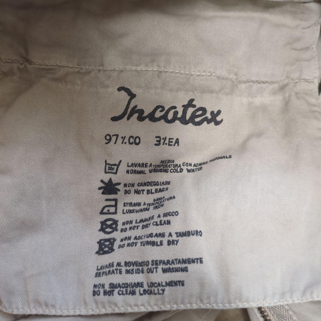 Incotex スリムフィット チノパン ライトグレー