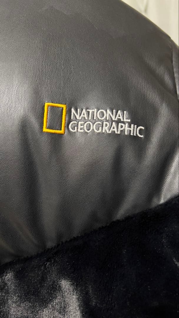 National Geographic ショートダウンジャケット ブラック National Geographic ショートダウンジャケット ブラック
