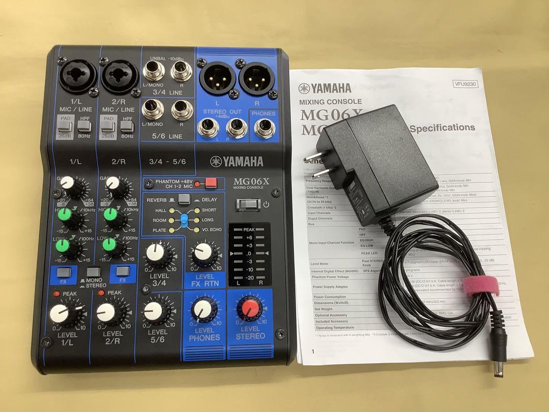 YAMAHA MG06X アナログミキサー 6ch