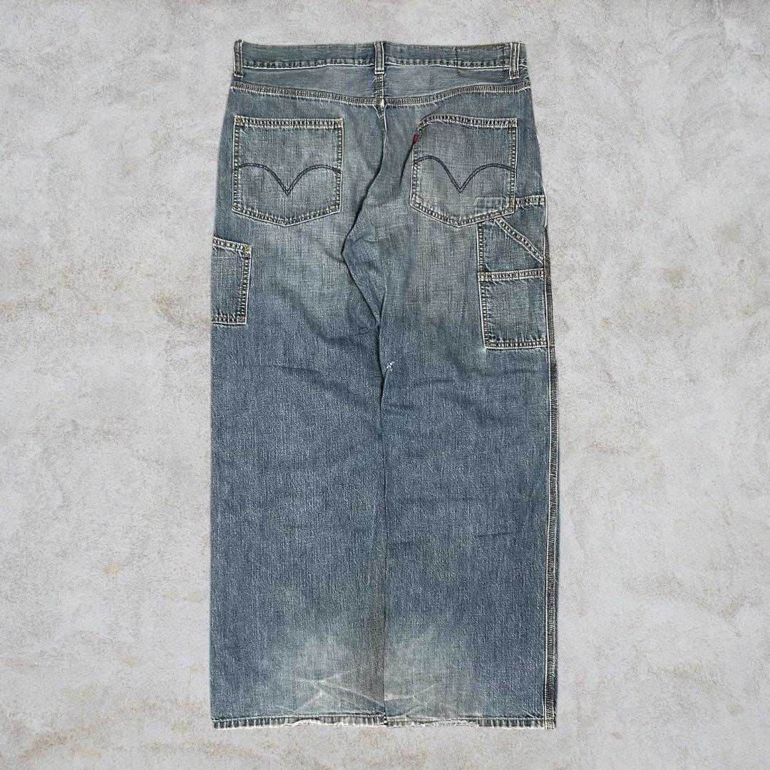 古着)00s levis ワイド ペインターパンツ デニムcityboy - メルカリ