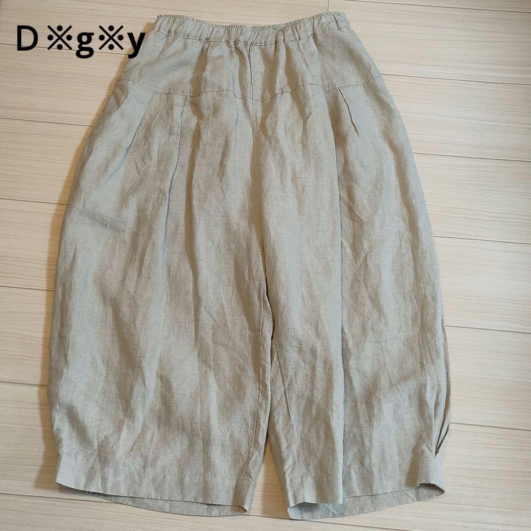Ｄ※g※y　リネン ガウチョパンツ ライトグレー【未使用品】