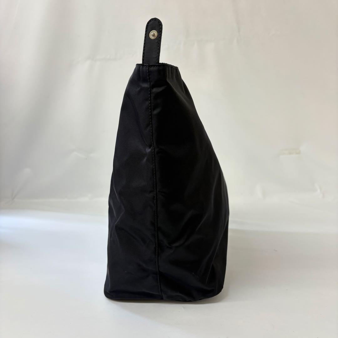 訳あり PRADA プラダ 三角ロゴ ナイロン トートバッグ ブラック