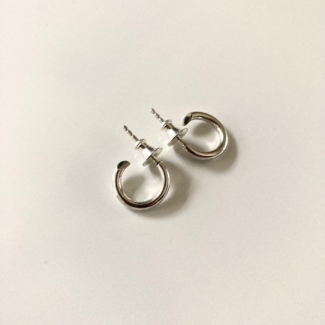 両耳　シルバー925 ピアス　2.0×13mm 101サイズ同 両耳 シルバー925 ピアス 2.0×13mm 101サイズ同
