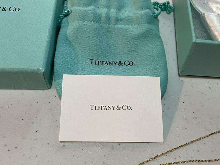 Tiffany チェーン 約46cm スモール ZoIXm-m41944891442 ティファニー 18K ゴールド 新品定番