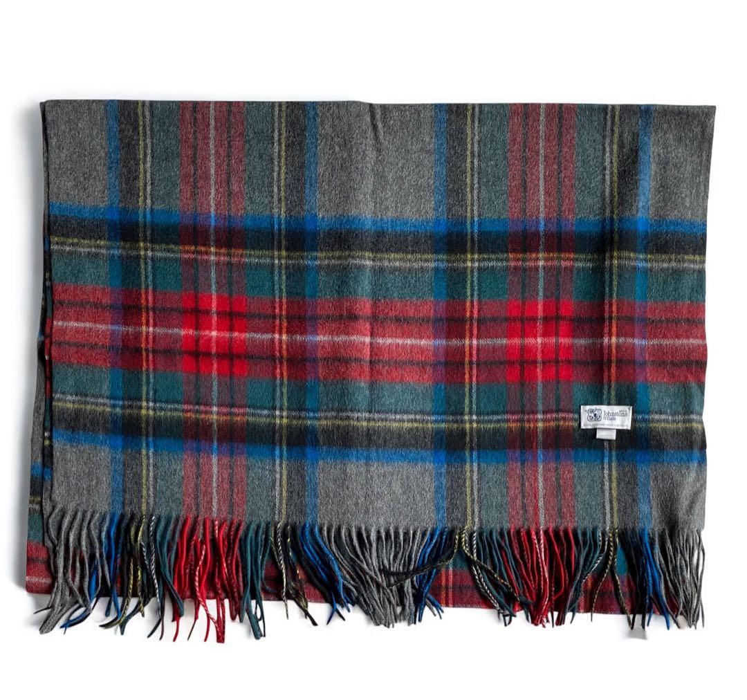 ジョンストンズ グレースチュアート カシミヤ大判ストール ジョンストンズ グレースチュアート カシミヤ大判ストール