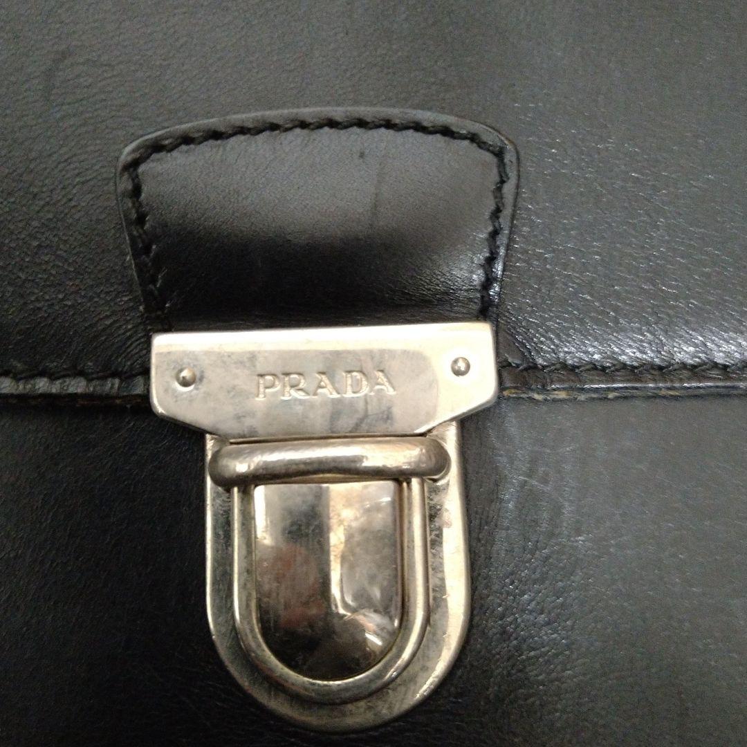 PRADA ブラック ビジネスバッグ大きめ正規品40万円メンズ