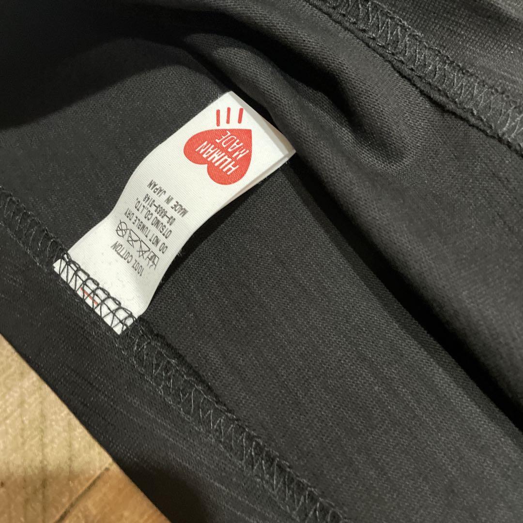 オンライン購入】HUMAN MADE アーチロゴホーク 両面プリントT 黒