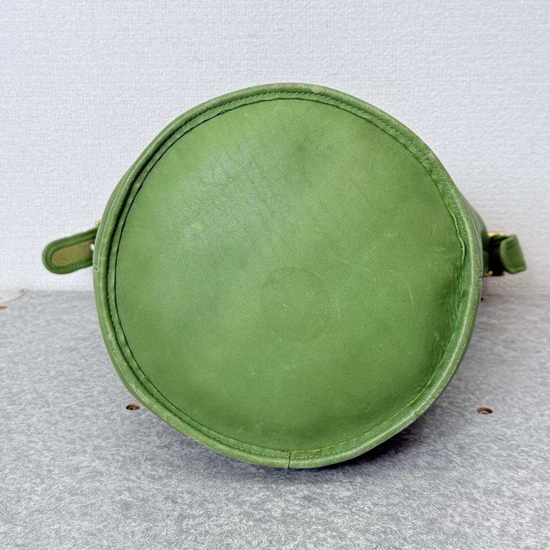 バッグ Vintage Coach XL Duffel Sac Leaf Green