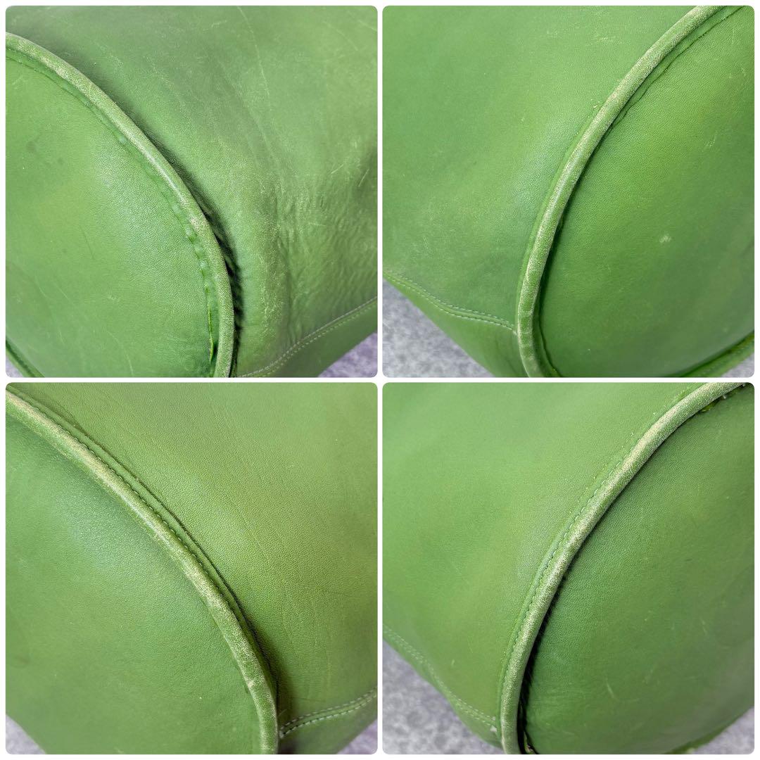バッグ Vintage Coach XL Duffel Sac Leaf Green