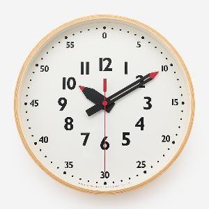【未使用】fun pun clock 30cm ナチュラル レムノスACTUS