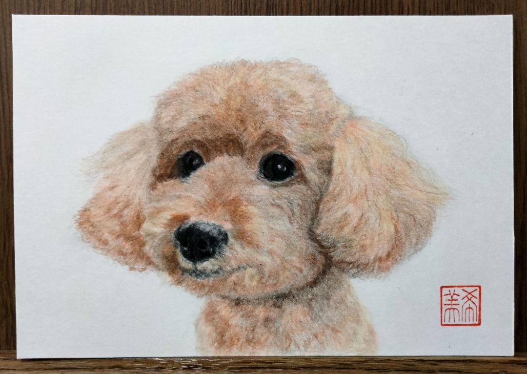 原画】『道化師セシル』（犬、トイプードル）