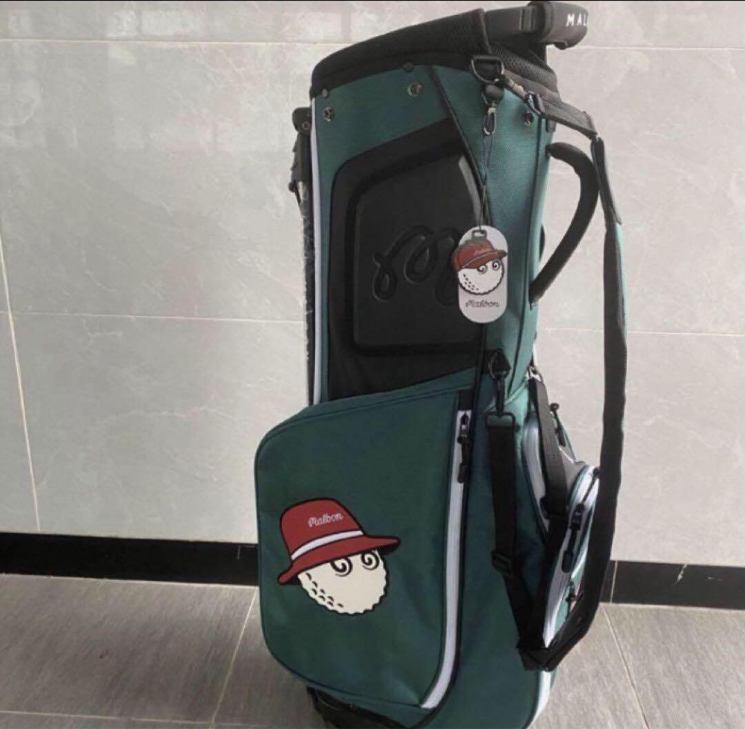 Malbon golf マルボンゴルフ キャディバッグ スタンドバッグ 緑