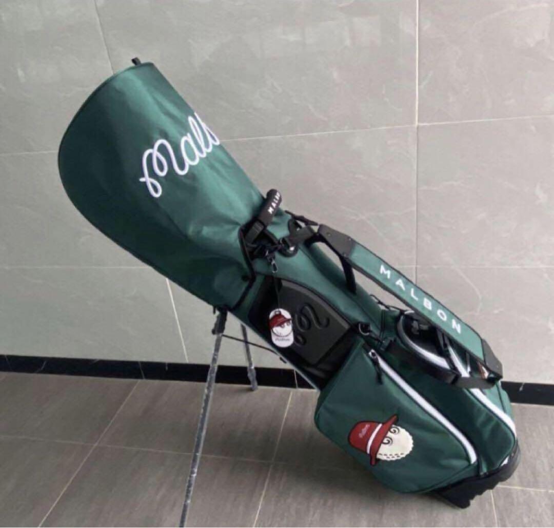 Malbon golf マルボンゴルフ キャディバッグ スタンドバッグ 緑
