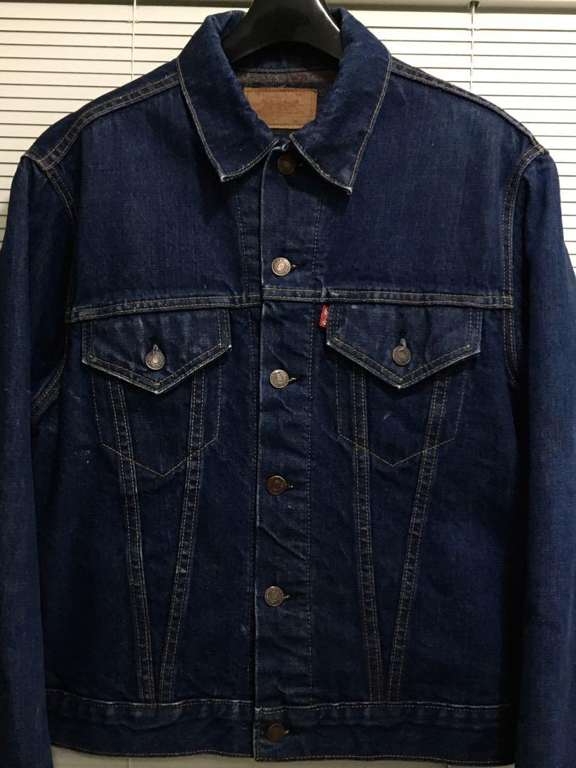【1.2WASH】真紺 ビッグE 44-42 70505 60年代 リーバイス