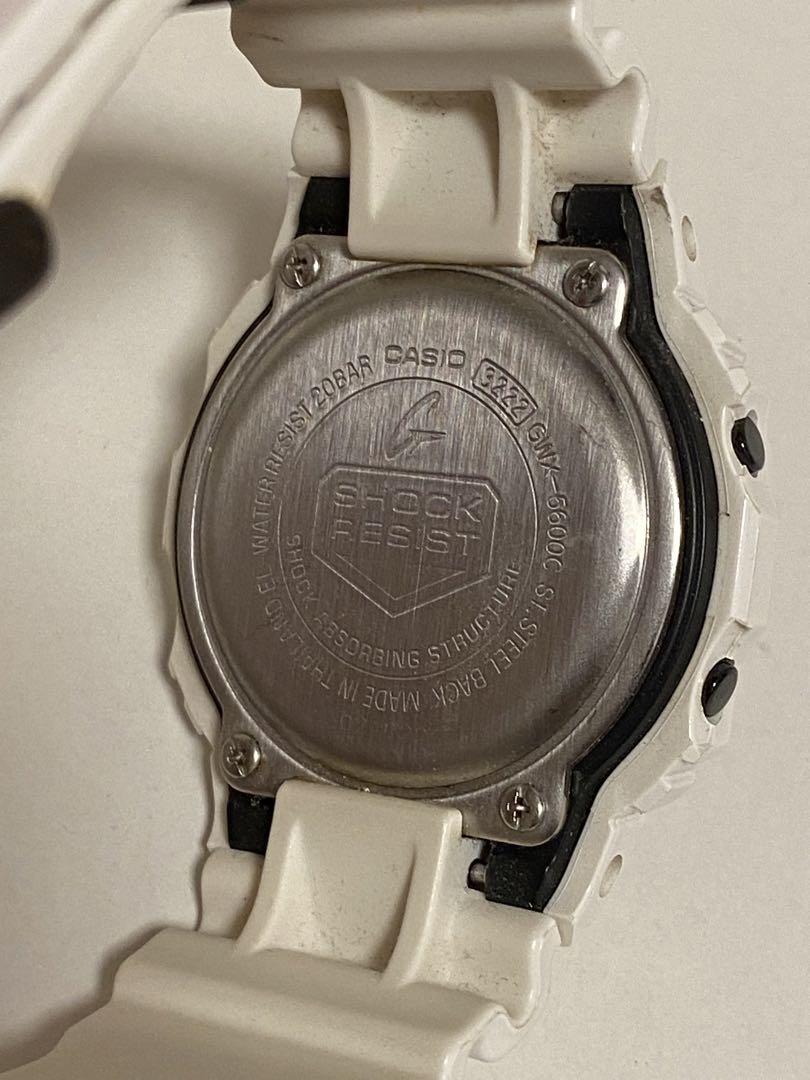 G-SHOCK G-LIDE 5600C 電波ソーラー 白