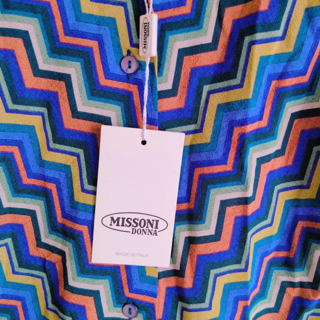 MISSONI|ミッソーニ|ブラウス|長袖シャツ|幾何学模様|art|美術館