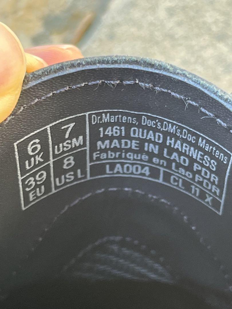 靴 Dr.Martens 1461 quad harness