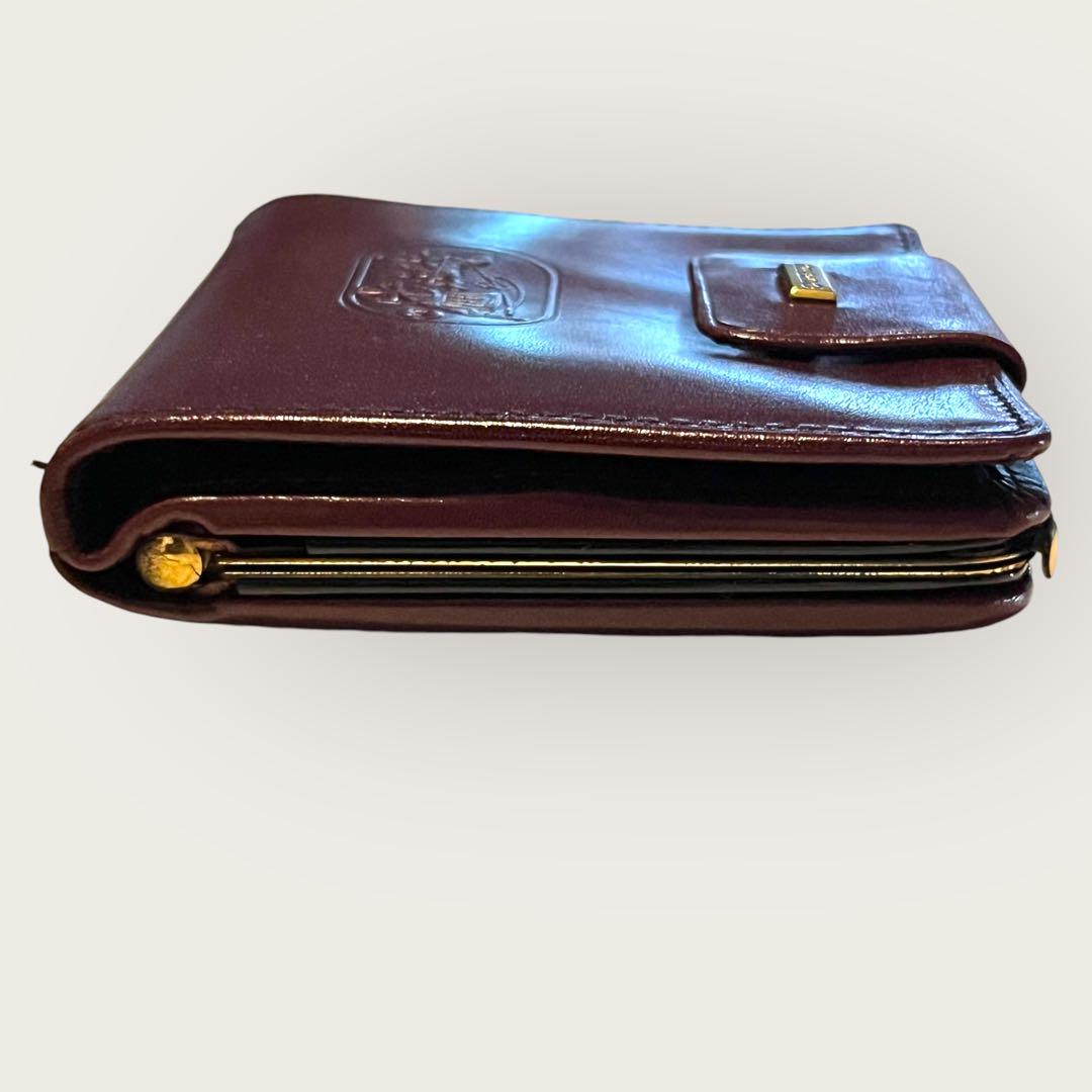MANO二つ折り財布 ワインレッド 新品