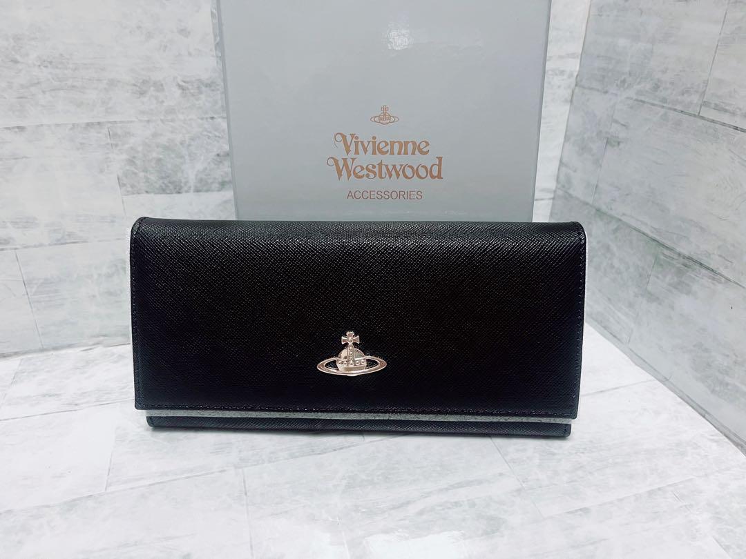 【Vivienne Westwood】長財布 ブラック マット レザー 新品