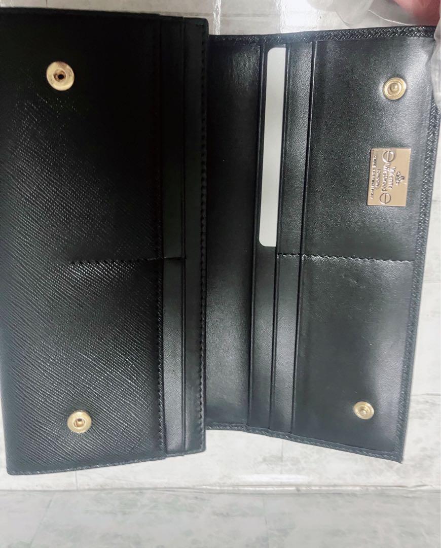【Vivienne Westwood】長財布 ブラック マット レザー 新品