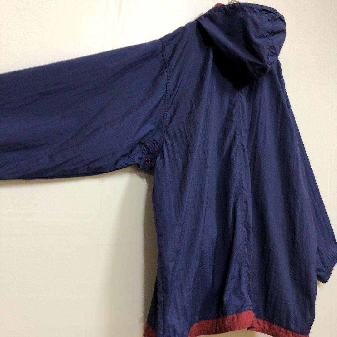 素晴らしい NIKE ナイロンジャケット ゆるだぼ 刺繍ロゴ ハーフジップ