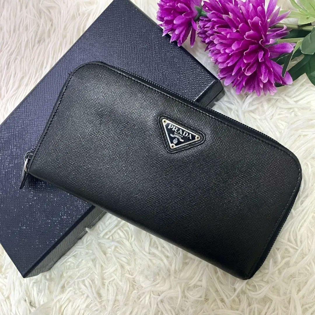 PRADA 長財布 ラウンドファスナー トライアングルロゴ サフィアーノレザー 楽天市場】【新品】 プラダ 長財布 トライアングルロゴ ナイロン