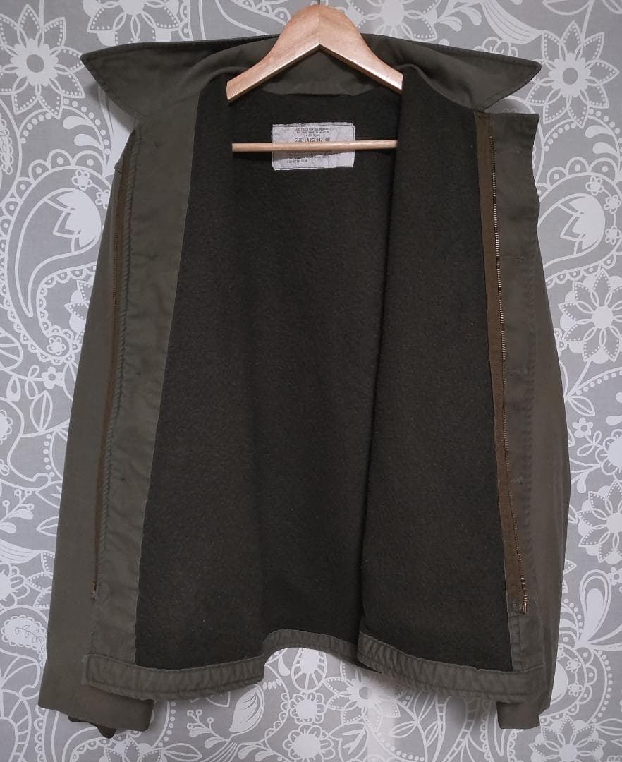 【実物】1980年代 米海軍 USNAVY A-2 デッキジャケットパーミアブル 【実物】1980年代 米海軍 USNAVY A-2 デッキジャケットパーミアブル