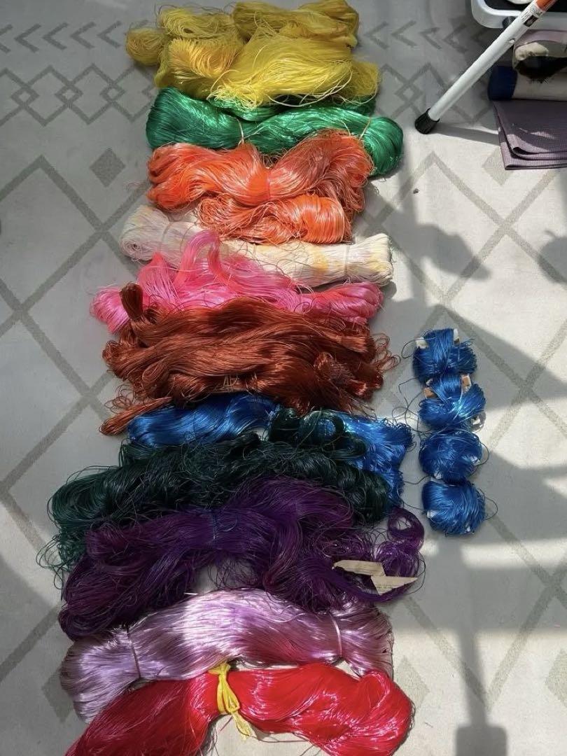 ビニール紐　ハンドメイド　レトロ
