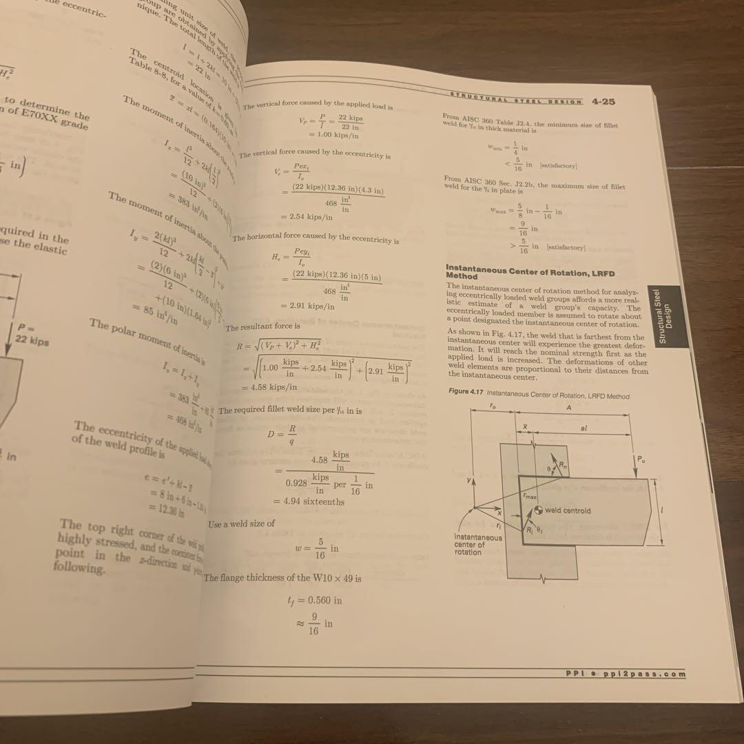 米国PE試験用Structural Depth Reference Manual