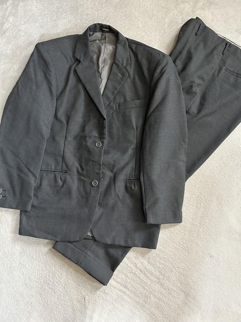 vintage スーツ グレー ジャケットとパンツ セット