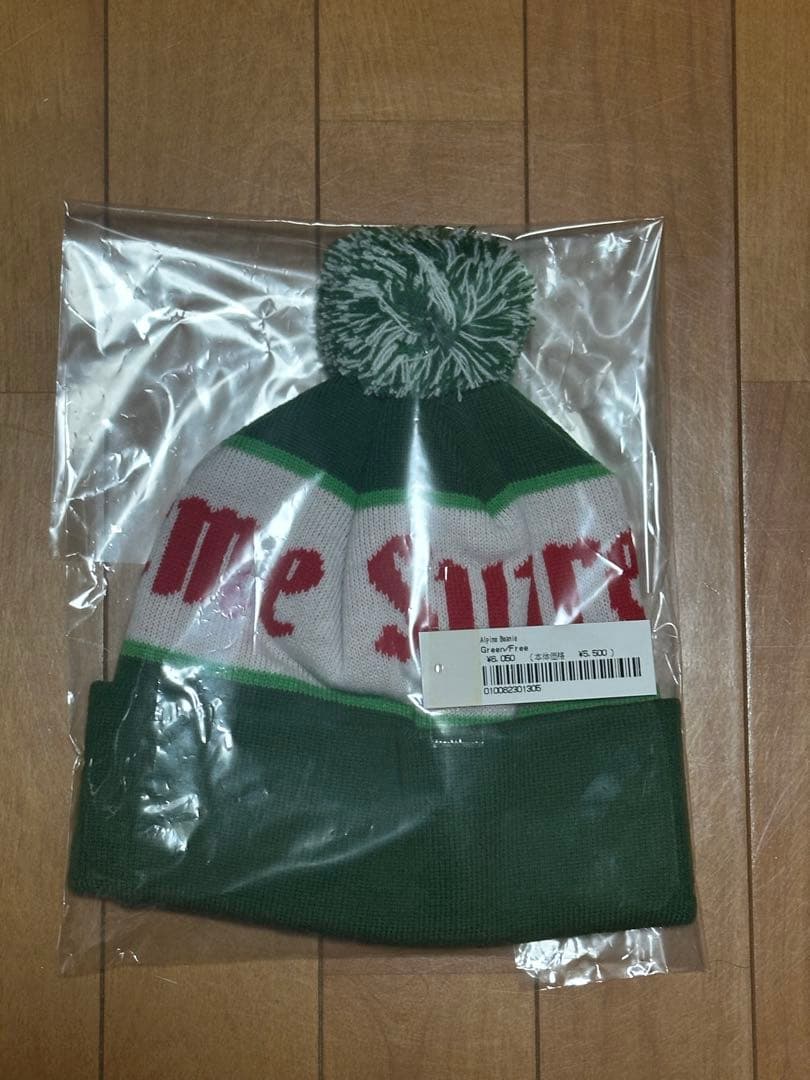 Supreme Alpine Beanie グリーン ビーニー ニットキャップ新品、♥